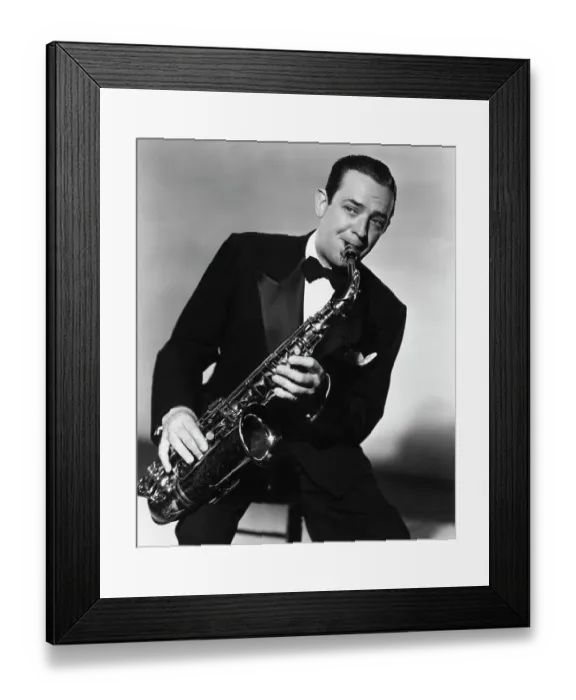 Framed Print : Jimmy Dorsey Playing The Saxophone Framed Print : Jimmy Dorsey Playing The Saxophone