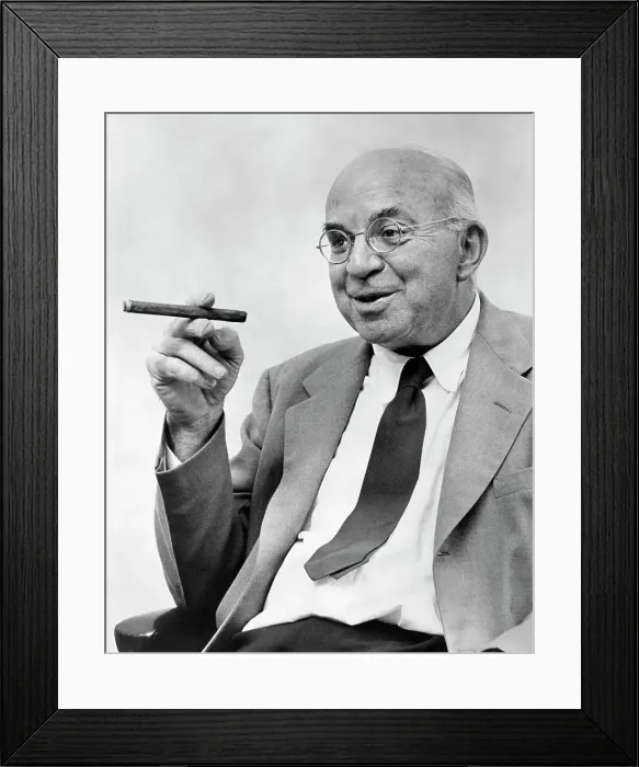 Framed Print : American Novelist John Dos Passos Smoking a Cigar Framed Print : American Novelist John Dos Passos Smoking a Cigar