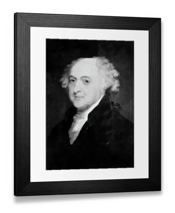 Framed Print : Portrait of John Adams after Gilbert Stuart Framed Print : Portrait of John Adams after Gilbert Stuart
