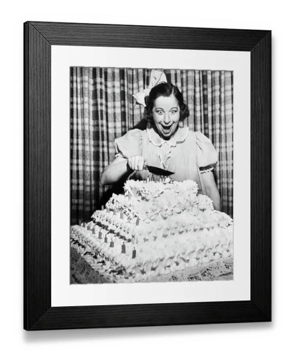 Framed Print : Baby Snooks Celebrates Her 7Th Birthday Framed Print : Baby Snooks Celebrates Her 7Th Birthday