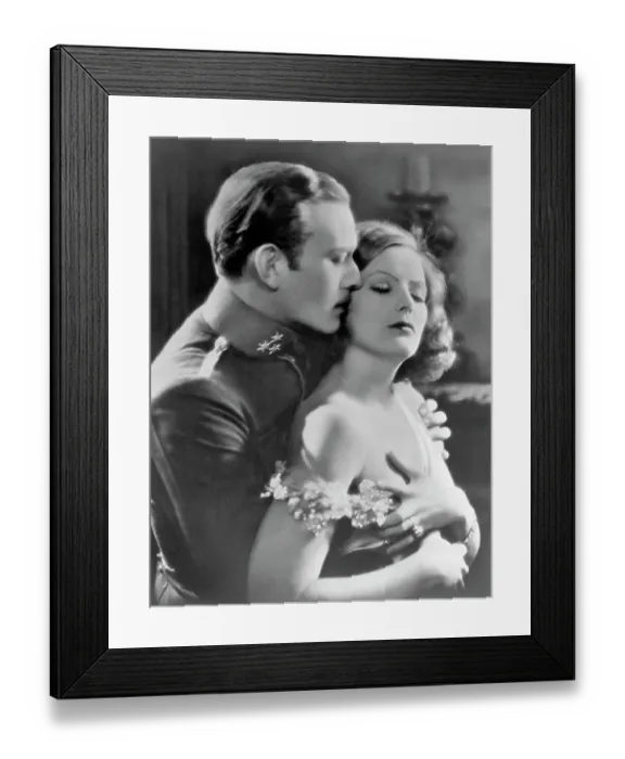 Framed Print : G. Garbo, C. Nagel In Movie Scene Framed Print : G. Garbo, C. Nagel In Movie Scene