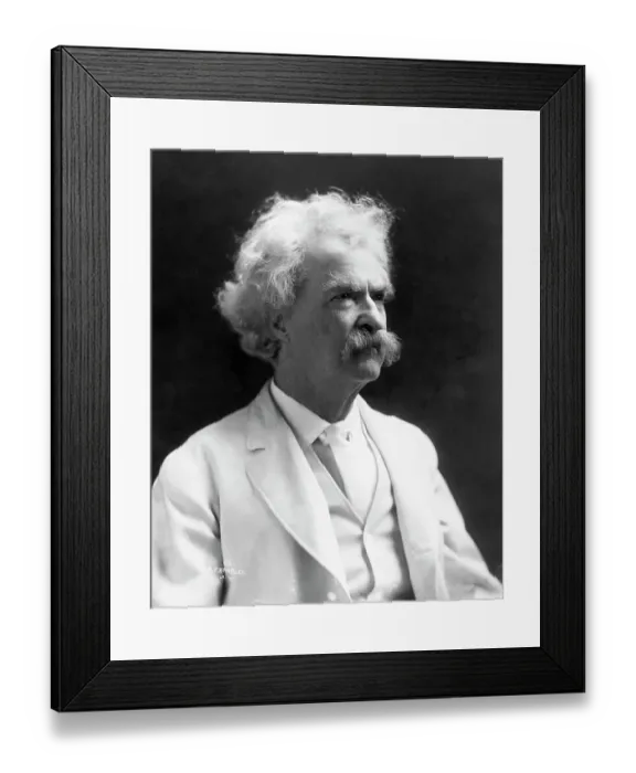 Framed Print : Mark Twain Framed Print : Mark Twain