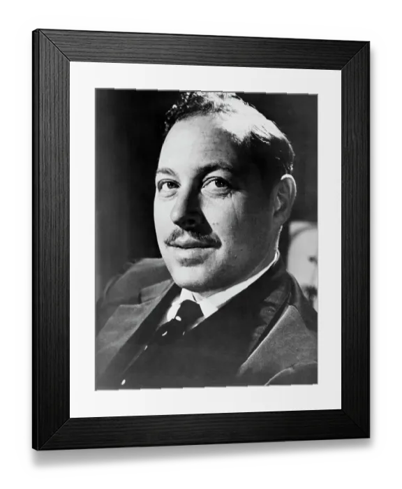 Framed Print : Tennessee Williams Framed Print : Tennessee Williams