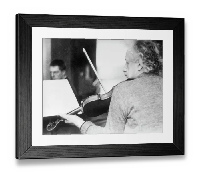 Framed Print : Albert Einstein Playing Violin Framed Print : Albert Einstein Playing Violin