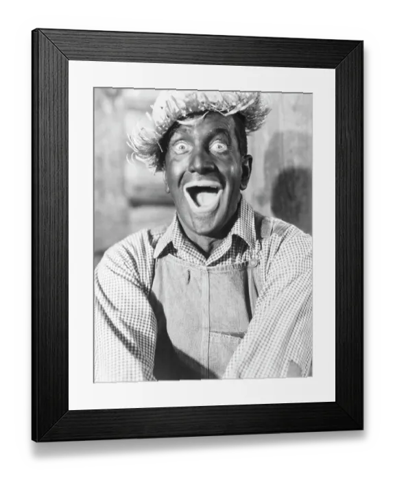 Framed Print : Al Jolson In Blackface Framed Print : Al Jolson In Blackface