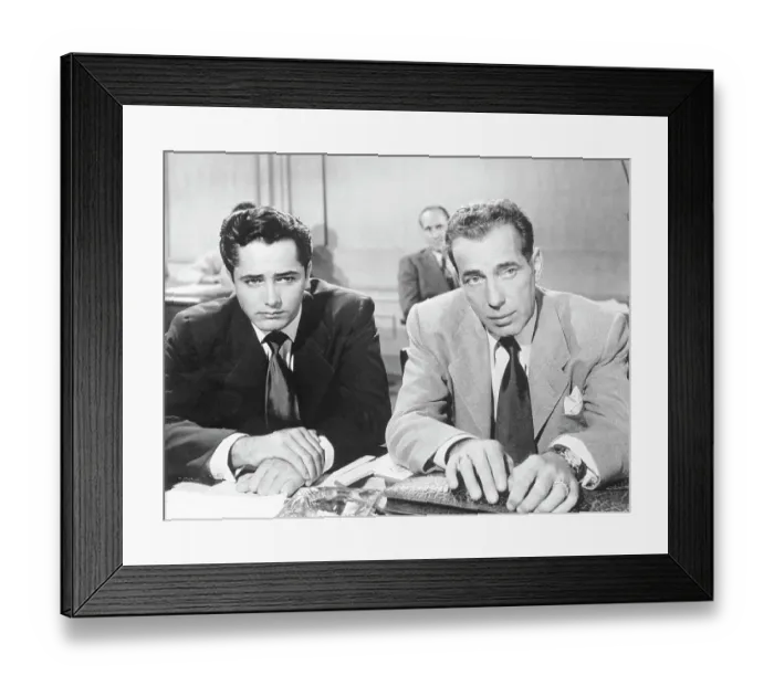 Framed Print : Bogart In Movie Knock On Any Door Framed Print : Bogart In Movie Knock On Any Door