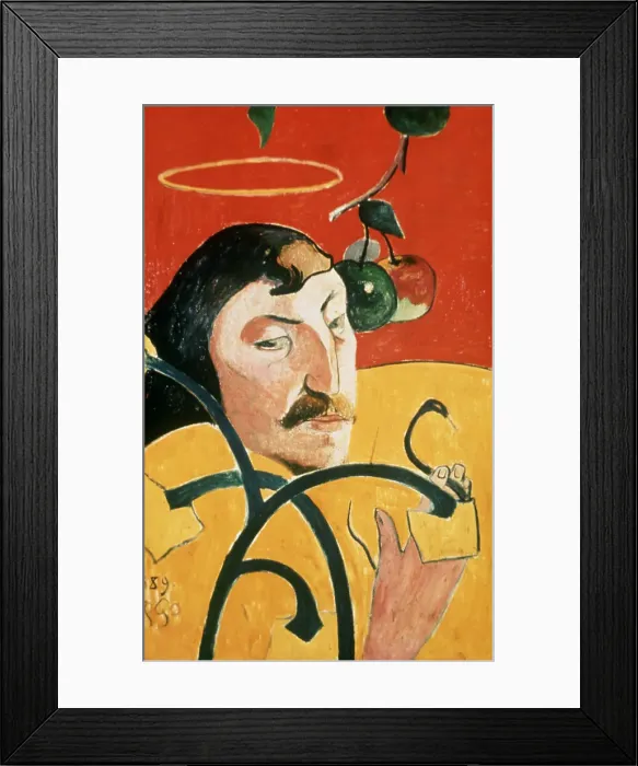 Framed Print : Self-Portrait by Paul Gauguin Framed Print : Self-Portrait by Paul Gauguin