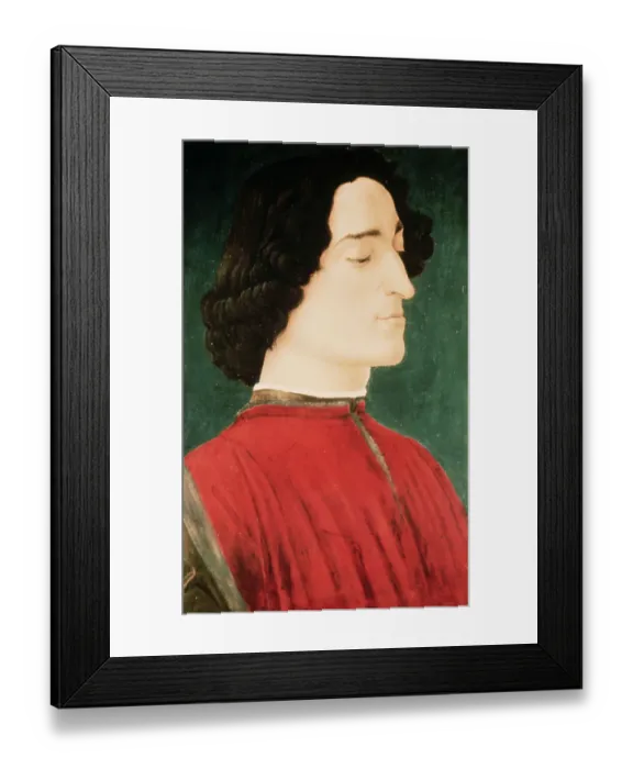Framed Print : Giuliano de Medici by Botticelli Framed Print : Giuliano de Medici by Botticelli