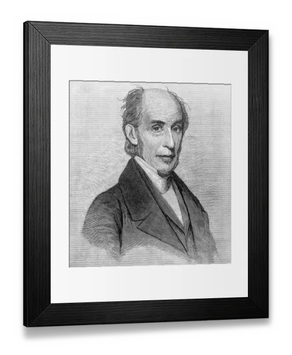Framed Print : Portrait of Charles Bulfinch Framed Print : Portrait of Charles Bulfinch