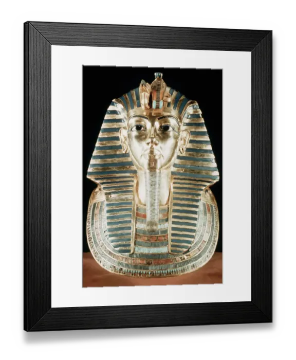 Framed Print : Funeral Mask of Tutankhamun Framed Print : Funeral Mask of Tutankhamun