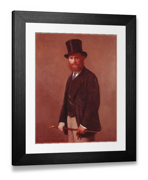 Framed Print : Portrait of Edouard Manet by Henri Fantin-Latour Framed Print : Portrait of Edouard Manet by Henri Fantin-Latour