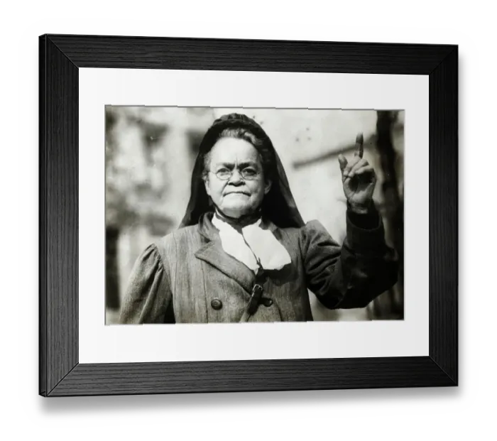 Framed Print : Prohibitionist Carry Nation