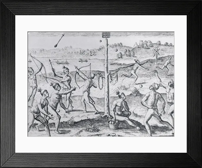Framed Print : Engravings By Theodore De Bry Framed Print : Engravings By Theodore De Bry