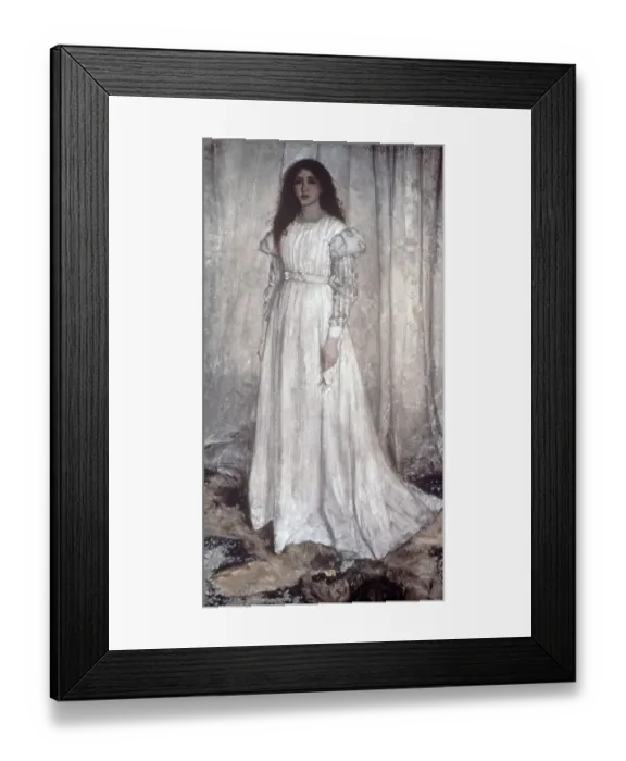 Framed Print : The White Girl by James Abbott McNeil Whistler Framed Print : The White Girl by James Abbott McNeil Whistler