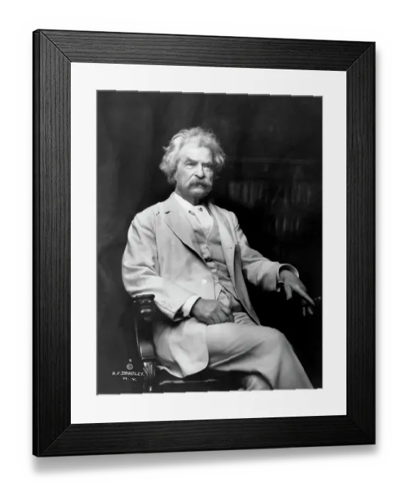 Framed Print : Mark Twain Framed Print : Mark Twain