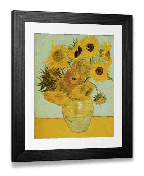 Framed Print : Sunflowers by Vincent van Gogh Framed Print : Sunflowers by Vincent van Gogh