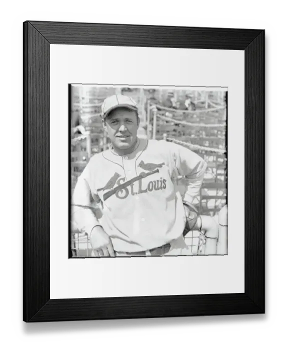 Framed Print : Portrait of Burleigh Grimes
