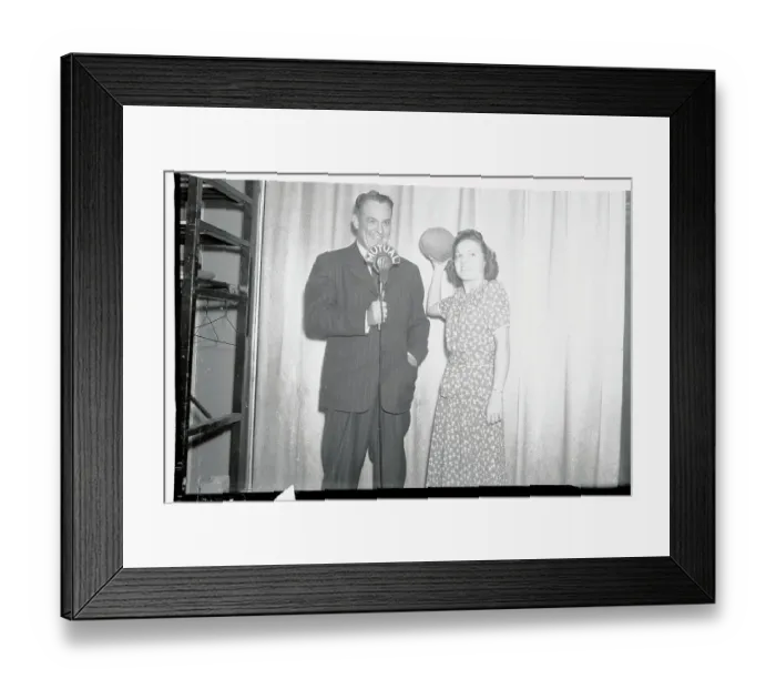 Framed Print : Harold Grange Giving Football Lesson to Woman Quarterback Framed Print : Harold Grange Giving Football Lesson to Woman Quarterback
