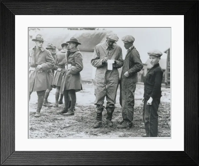 Framed Print : Dr. P.A. Weires and G. J. Ormsby Conferring