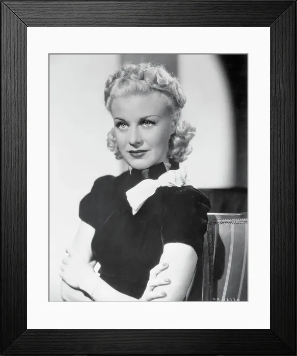 Framed Print : Portrait of Ginger Rogers Framed Print : Portrait of Ginger Rogers