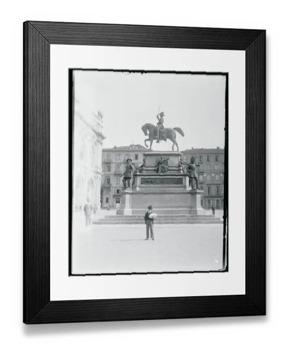 Framed Print : Exterior Statue Displays in Front of Building Framed Print : Exterior Statue Displays in Front of Building