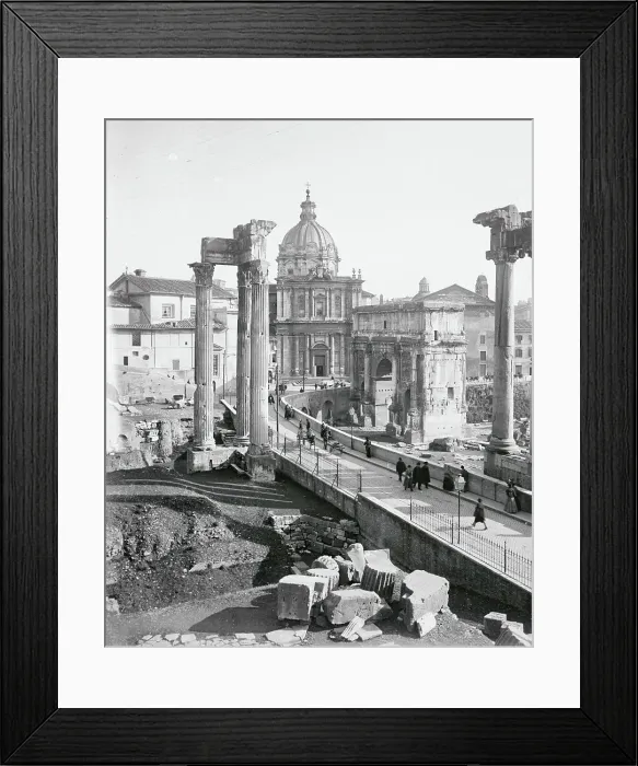 Framed Print : View of Roman Forum Framed Print : View of Roman Forum