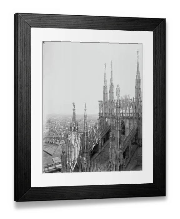 Framed Print : Exterior View of Elaborate Cathedral Framed Print : Exterior View of Elaborate Cathedral