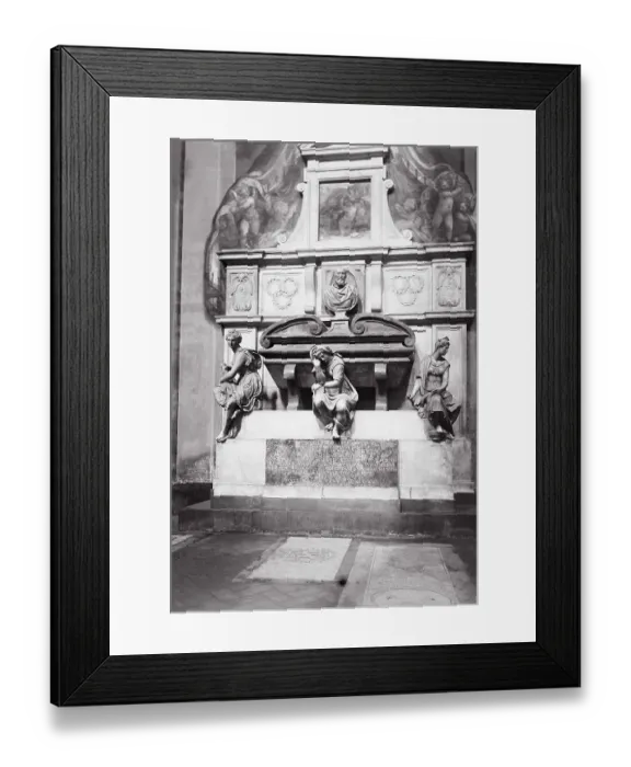 Framed Print : Tomb of Michelangelo Buonarroti by Giorgio Vasari Framed Print : Tomb of Michelangelo Buonarroti by Giorgio Vasari