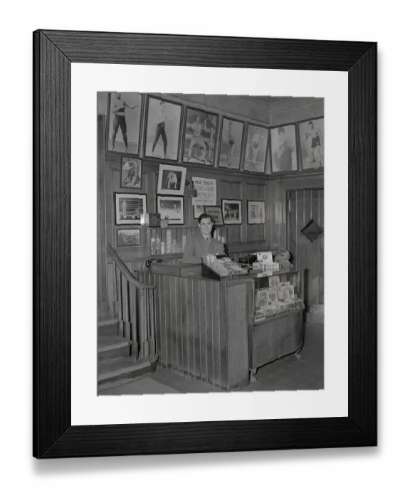 Framed Print : Cigar Stand in Jack Dempsey Restaurant Framed Print : Cigar Stand in Jack Dempsey Restaurant