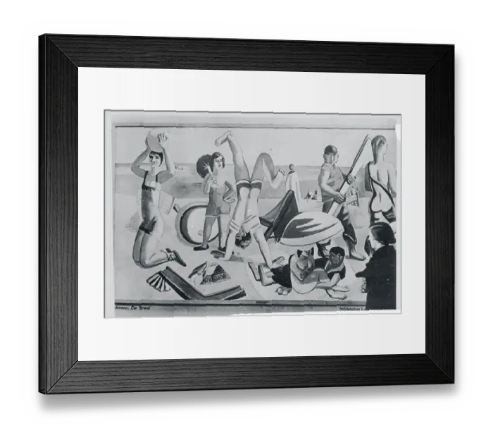 Framed Print : View of Illustrative German Painting Framed Print : View of Illustrative German Painting