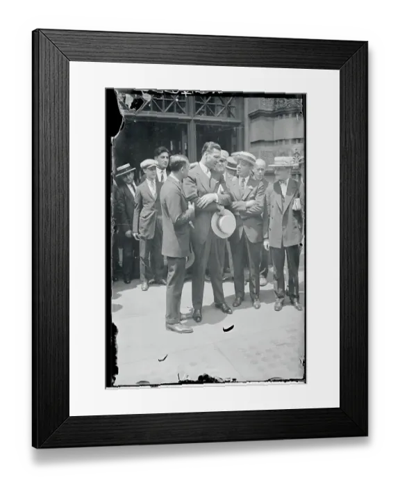 Framed Print : Portrait of Boxer Jack Dempsey Framed Print : Portrait of Boxer Jack Dempsey
