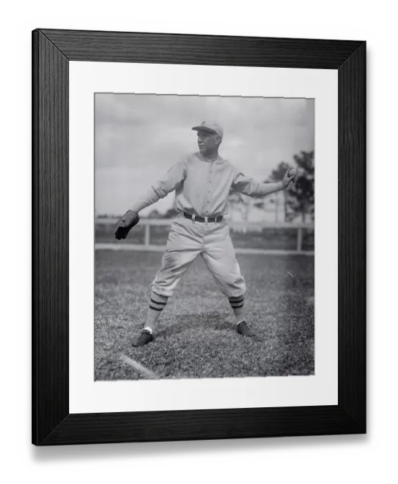 Framed Print : Tris Speaker Throwing Ball Framed Print : Tris Speaker Throwing Ball