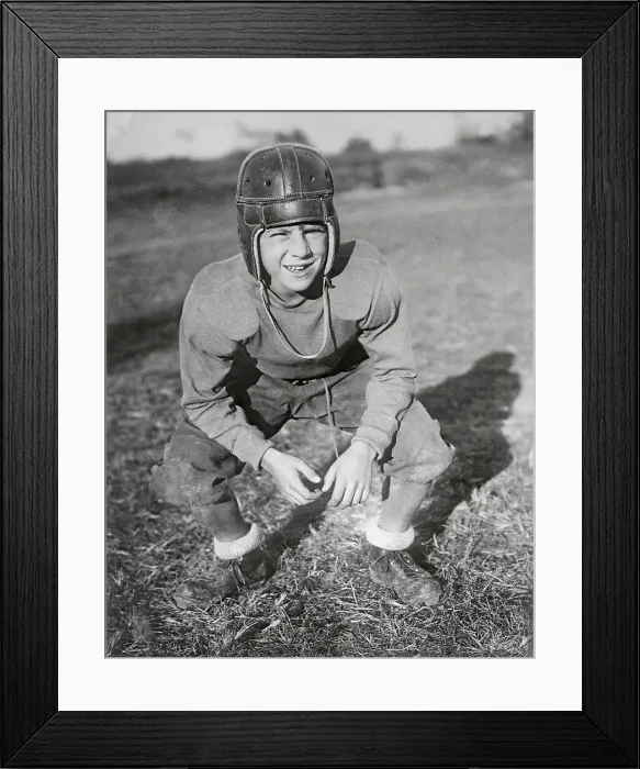 Framed Print : Child in Football Uniform Framed Print : Child in Football Uniform