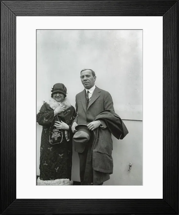 Framed Print : Mr. and Mrs. Max Gabel Sailing Abroad Framed Print : Mr. and Mrs. Max Gabel Sailing Abroad