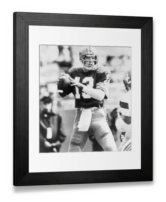Framed Print : Pitt Panthers Quarterback Dan Marino Framed Print : Pitt Panthers Quarterback Dan Marino
