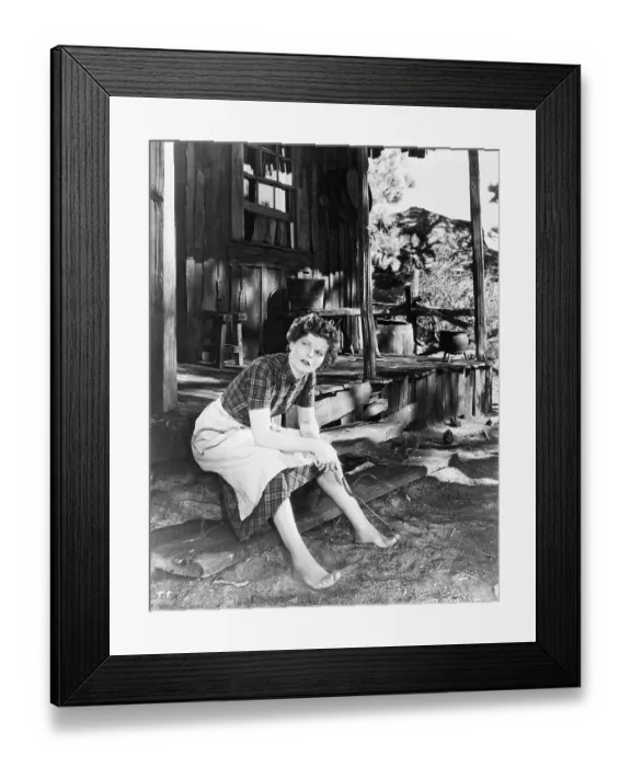 Framed Print : Katharine Hepburn in Spitfire