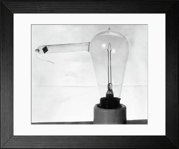 Framed Print : Thomas Edison's Vacuum Tube Framed Print : Thomas Edison's Vacuum Tube