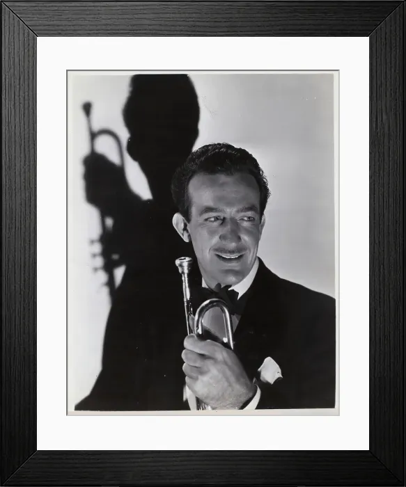 Framed Print : Harry James In Fillm Still With Trumpet Framed Print : Harry James In Fillm Still With Trumpet
