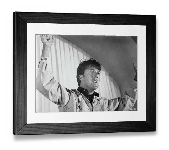 Framed Print : Dustin Hoffman In Movie Scene