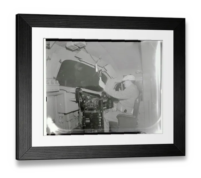 Framed Print : Engineer Driving Train Framed Print : Engineer Driving Train