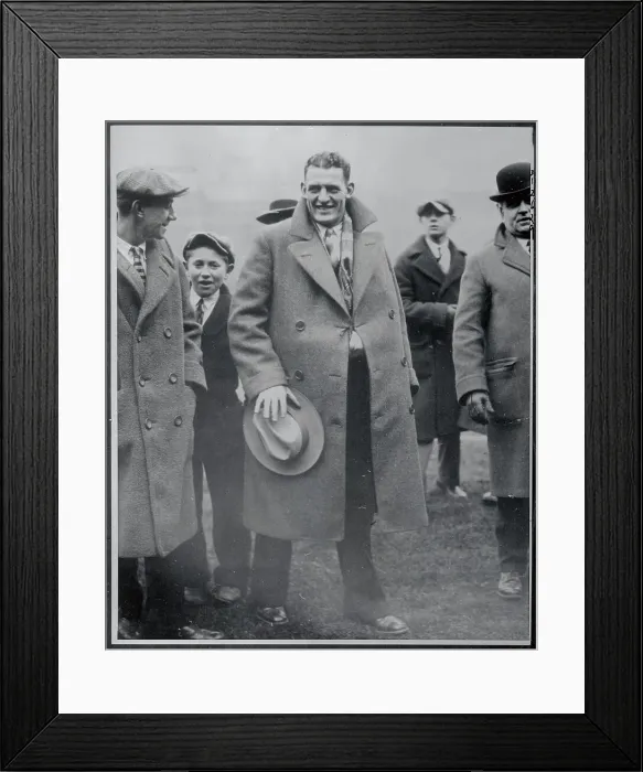 Framed Print : Red Grange with Arm in Sling Framed Print : Red Grange with Arm in Sling
