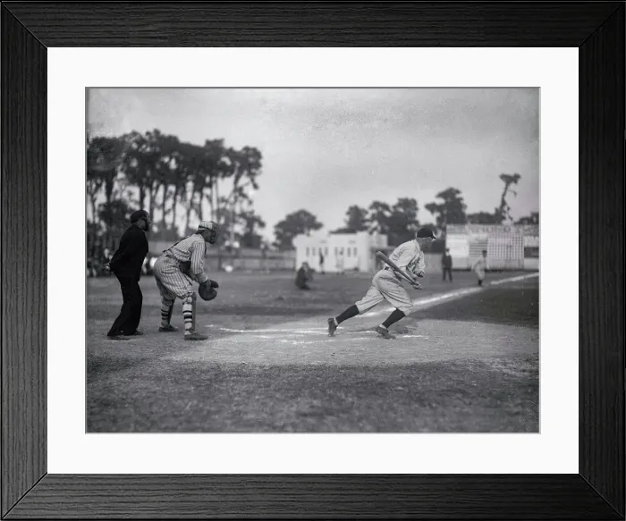Framed Print : Tris Speaker Batting in the Sixth Framed Print : Tris Speaker Batting in the Sixth