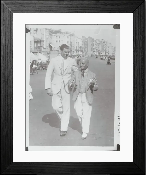 Framed Print : Jack Dempsey and Friend Framed Print : Jack Dempsey and Friend