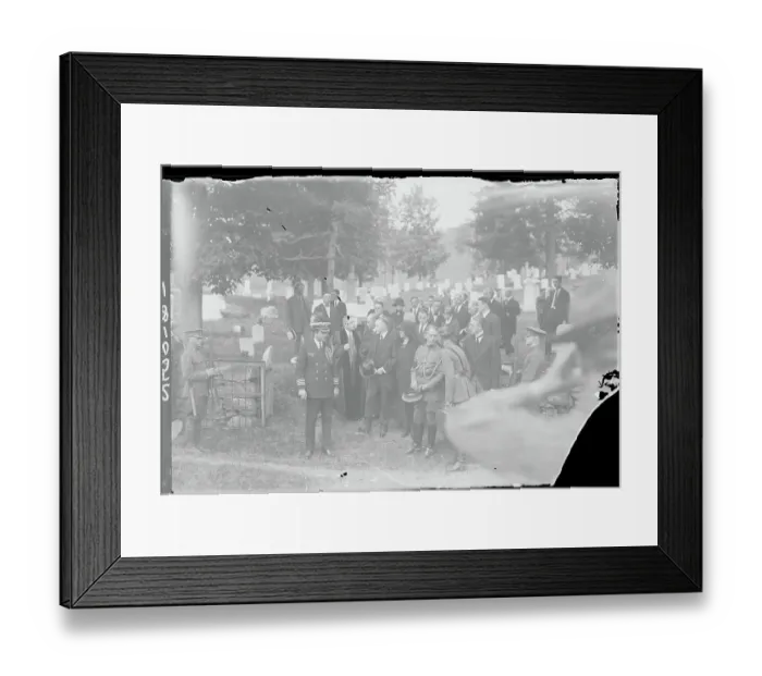 Framed Print : Funeral of President Coolidge's Son Framed Print : Funeral of President Coolidge's Son