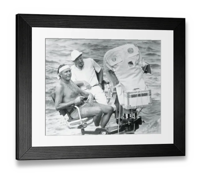 Framed Print : Franklin J. Schaffner with Fred Koenekamp Framed Print : Franklin J. Schaffner with Fred Koenekamp
