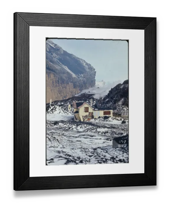 Framed Print : Lava Cooling and Smoking Framed Print : Lava Cooling and Smoking