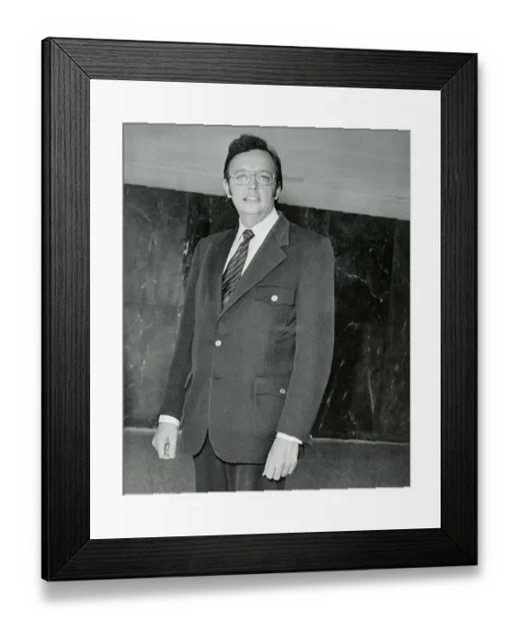 Framed Print : Portrait of John Meier Framed Print : Portrait of John Meier