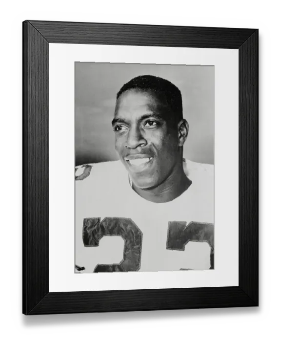 Framed Print : Portrait of Bob Hayes Dallas Cowboys Football Player