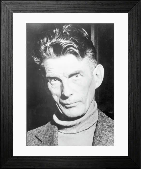 Framed Print : Samuel Beckett Framed Print : Samuel Beckett