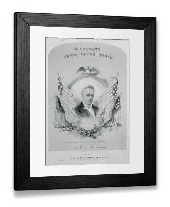 Framed Print : Printed Poster for James Garfield Presidential Campaign Event Framed Print : Printed Poster for James Garfield Presidential Campaign Event